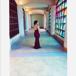 Burgundy Maxi Dress